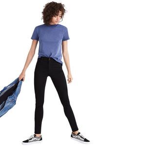 Madewell‎ Roadtripper Jeans Womens Size 25 Black Skinny Leg Pants